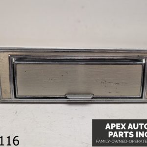 OEM 1981 Buick Riviera 5.0L Rear Quarter Ashtray Bezel