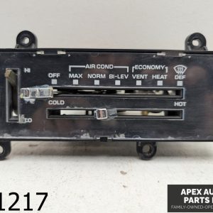 OEM 1984 Chevrolet Silverado 5.0L Body Heater Climate Control A/C Switch