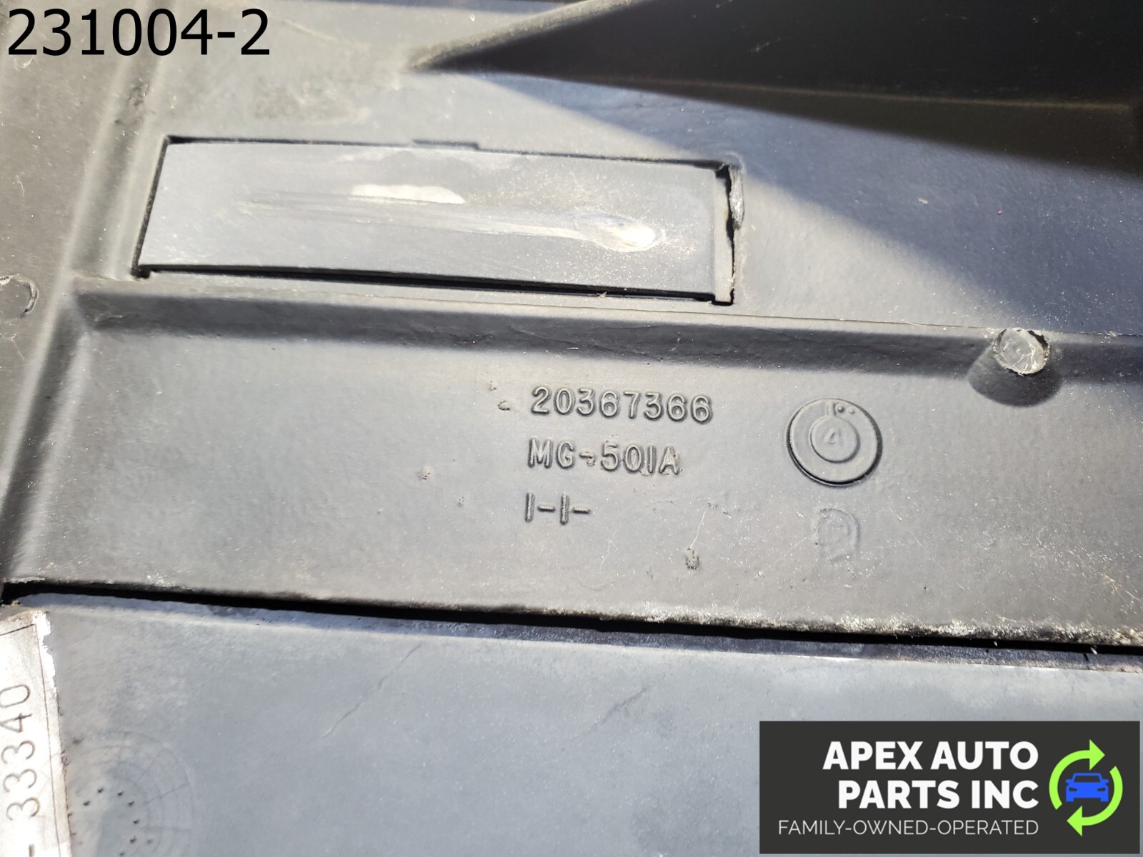 OEM 1984 Pontiac Fiero Right Passenger Side Headlight Cover Lid Door - Image 8