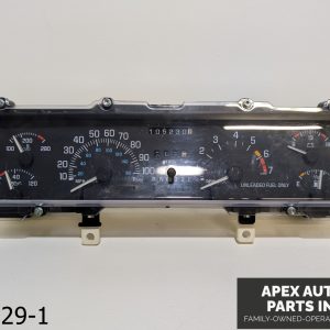 OEM 1991-1996 Buick Avenue 3.8L gauge panel style speedometer cluster tach