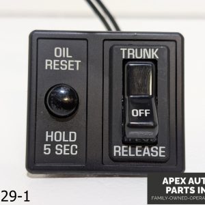 OEM 1991-1996 Buick Avenue INTERIOR DASH TRUNK RELEASE OIL RESET CONTROL SWITCH
