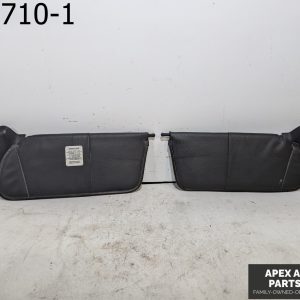 OEM 1993 Chrysler Lebaron 3L CONVERTIBLE SUNVISOR SHADE SET SUN VISORS BLACK