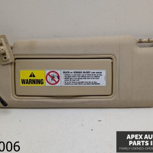 OEM 1998-2000 Mercedes C230 2.3L  LEFT DRIVER SIDE TAN SUN VISOR