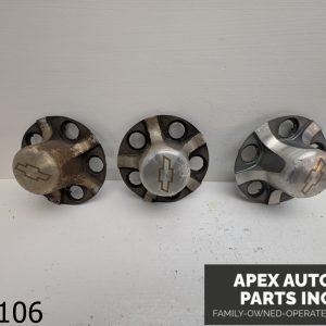 OEM 1998-2005 Chevrolet S10 Blazer center cap set of 3 chrome