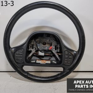 OEM 1999 Mercury Mountaineer 5L Steering Wheel Black Leather