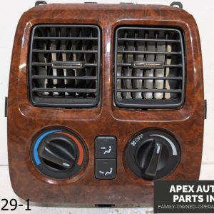 OEM 2001-2003 Acura MDX 3.5L Rear Center Console AC Heater Climate Control