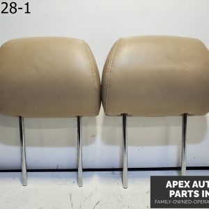 OEM 2001 LEXUS RX330 RX350 RX400H FRONT LEATHER BLACK HEADRESTS PAIR SET LH RH