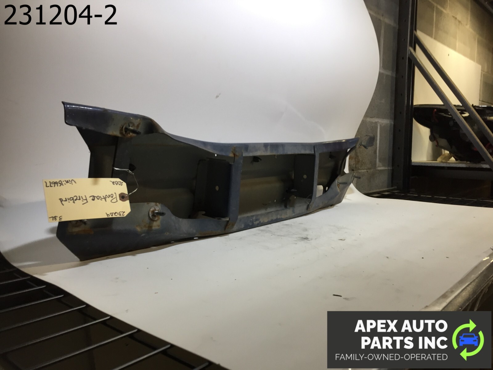 OEM 2002 Pontiac Firebird Front Bumper Impact Crash Bar Reinforcement - Image 6