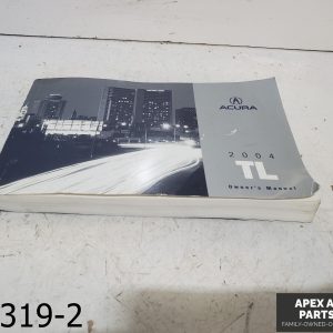 OEM 2004-2006 Acura TL 1.6L Owners Manual With Navigation Book