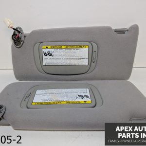 OEM 2004-2007 Lexus RX330 3.3L Driver & Passenger Side Sun Visor Pair Set Gray