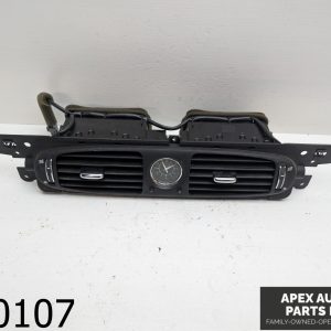OEM 2004 Jaguar XJR 4.2L Center Dash AC Dual Air Vent W/ Clock