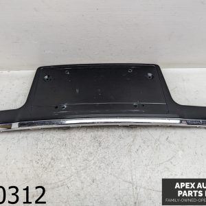 OEM 2005 BMW 745Li 4.4L front bumper license plate mount bracket trim