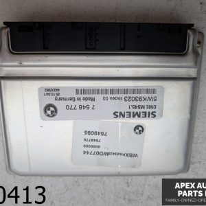 OEM 2005 BMW X3 3.0L ENGINE COMPUTER MODULE ECU PCM ECM