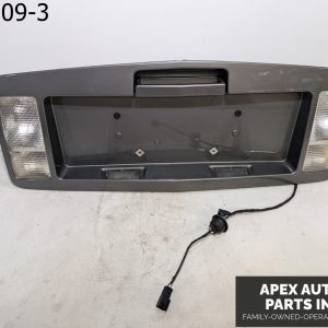OEM 2005 Cadillac SRX 3.6L TAILGATE LICENSE PLATE MOLDING TRIM 61A-5662-0003