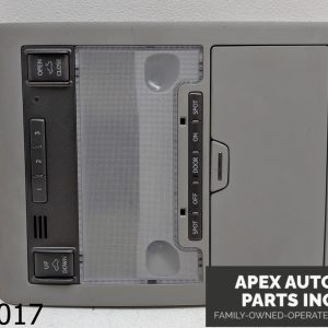 OEM 2007-2009 Lexus LS460 OVERHEAD CONSOLE DOME LIGHT SUNROOF SWITCH HOMELINK