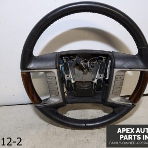 OEM 2007-2012 Lincoln MKZ 3.5L DRIVER SIDE BLACK STEERING WHEEL WOOD