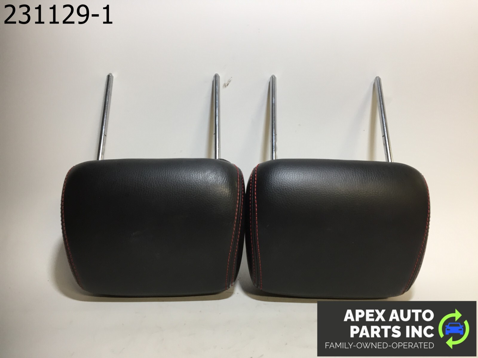 OEM 2007 Ford Fusion Front RH Right LH Left Headrest Leather - Image 5