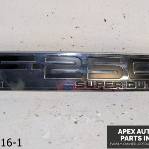 OEM 2008-2010 Ford F-250 5.4L Super Duty Emblem Fender Chrome