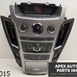 OEM 2008-2014 Cadillac CTS 3.6L A/C Heater Radio Climate Control Panel Bezel