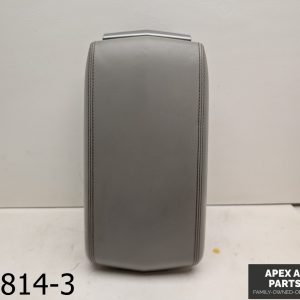 OEM 2008-2014 Cadillac CTS 4 Center Console Gray Leather Armrest Lid Storage