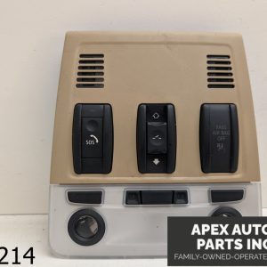 OEM 2008 BMW 328i 3.0L Overhead Console Dome Light Sunroof Control