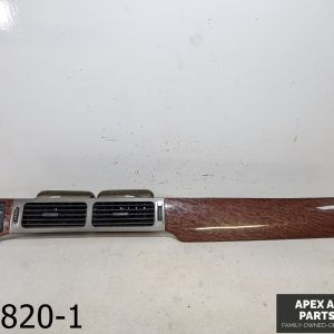 OEM 2008 GMC Yukon 5.3L Center Dash Heat Ac Air Vent Woodgrain Trim