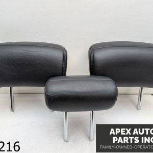 OEM 2008 Infiniti FX35 3.5L SET OF 3 REAR HEADREST LEATHER