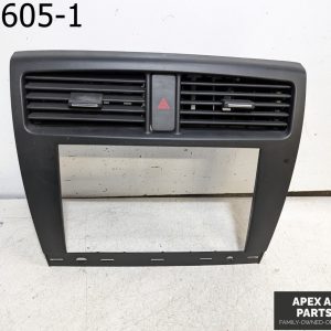OEM 2008 Suzuki XL7 3.6L Dash Radio Trim Bezel w/ A/C Heater Air Vent
