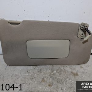 OEM 2009-2011 Nissan Maxima 3.5L Sun Visor Set Right Passenger Illuminated