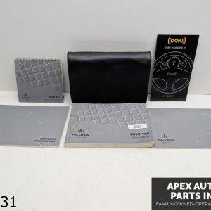 OEM 2009-2014 Acura TSX 2.4L Owners Manual