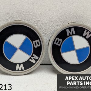 OEM 2009 BMW 650I 4.8L Wheel Center Cap Pair 2 PC