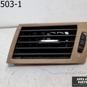 OEM 2009 BMW X3 3L Front Driver Outer Dash Air AC Vent Grille Sand Beige