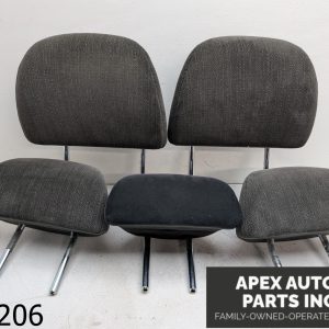 OEM 2009 Honda Accord 2.4L Front REAR Seat Headrests Head Rests Leather Set