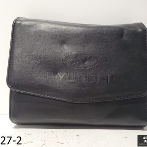 OEM 2009 Hyundai Genesis 3.8L Owner's Manual Leather Case Bag Storage Pouch