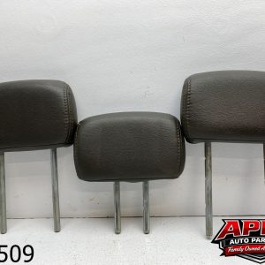 OEM 2010 Dodge Ram 1500 5.7L Rear Black Leather Headrest Set of 3