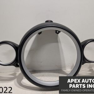 OEM 2010 Mini Cooper S R56 1.6L Speedometer Cover Silver Trim