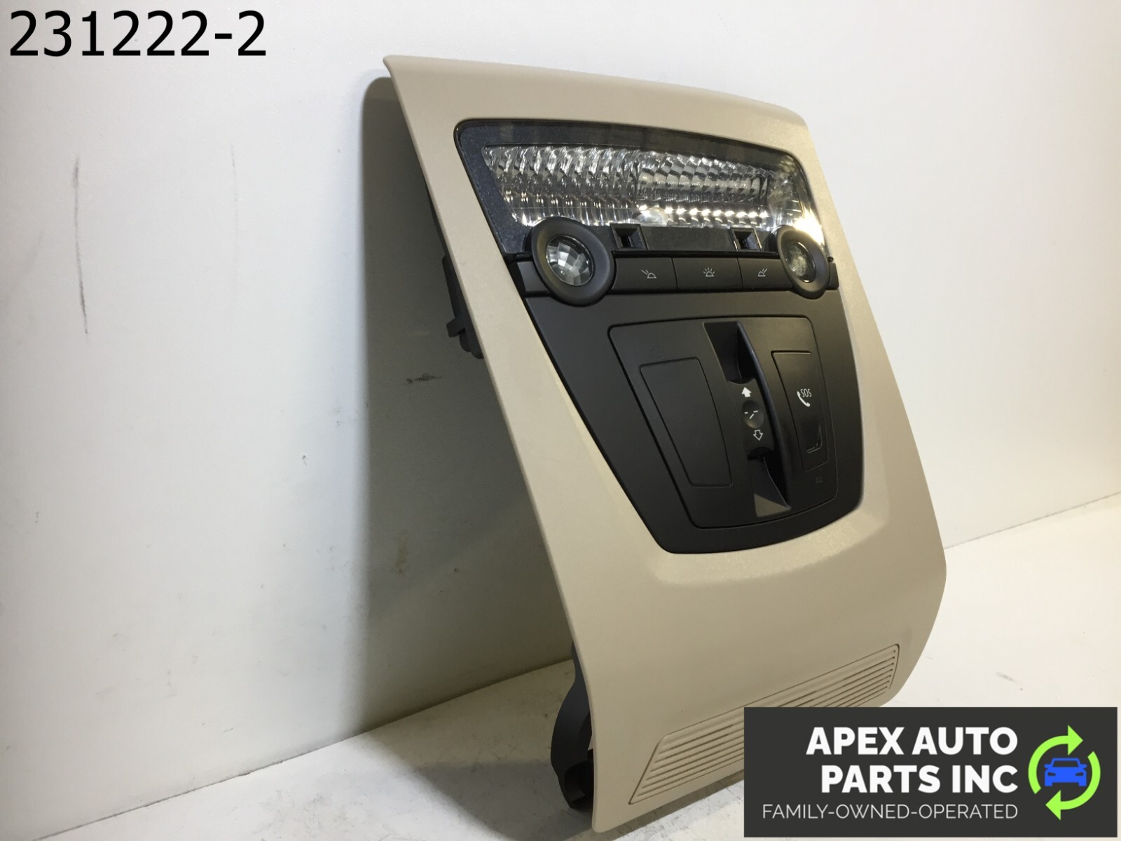 OEM 2011 BMW 550i Overhead Console Roof Dome Light Lamp Switch - Image 3