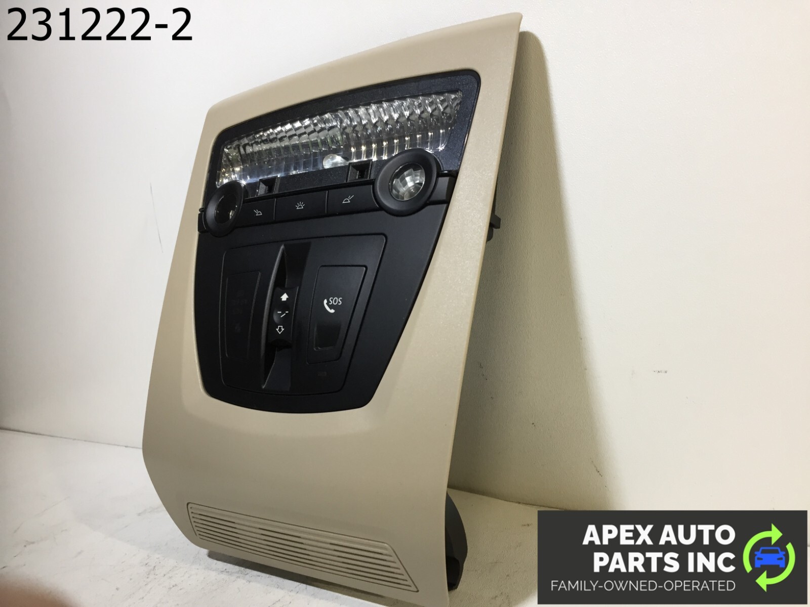 OEM 2011 BMW 550i Overhead Console Roof Dome Light Lamp Switch - Image 4