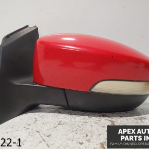 OEM 2012-2018 Ford Focus 2.0L Power Door Mirror w/ Signal LH Driver Side Red