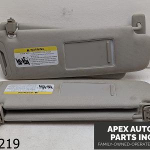 OEM 2012 Audi Q7 3.0L FRONT LEFT & RIGHT SUN VISOR SUNVISOR SHADE SET
