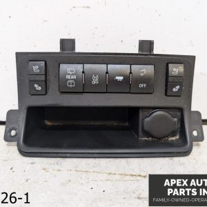 OEM 2012 Buick Enclave 3.6L Heated Seat Power USB Wiper Switch Bezel Trim