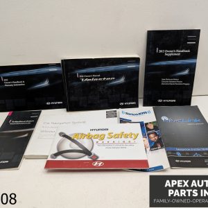 OEM 2012 Hyundai Veloster 1.6L OWNERS MANUAL OPERATORS USER GUIDE BOOK