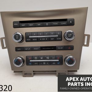 OEM 2012 Lincoln MKT 3.5L Radio Climate Control Panel