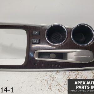 OEM 2013-2016 Nissan Pathfinder 3.5L Center Console Shifter Bezel with Switch