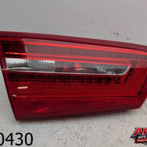 OEM 2013 Audi A6 3.0L LEFT DRIVER TRUNK INNER LED TAILLIGHT LIGHT LAMP