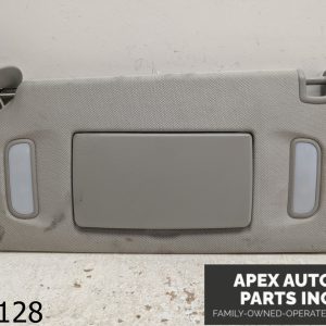 OEM 2013 GMC Terrain 2.4L Sun Visor Left GRAY