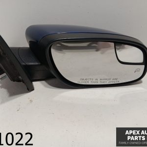 OEM 2014 Ford Taurus 3.5L RIGHT PASSENGER SIDE POWER MIRROR BLACK BLIND SPOT
