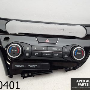 OEM 2014 Kia Optima Hybrid 2.4L Manual Climate AC Heater Temperature Control