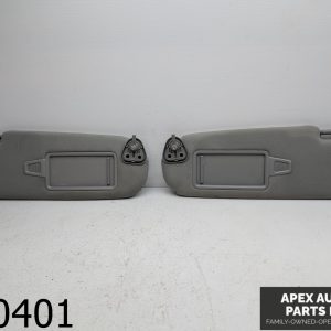 OEM 2014 Kia Optima Hybrid 2.4L Sun Visor Set Gray LH RH Driver Passenger