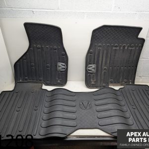 OEM 2015 Dodge Ram 1500 3.0L FLOOR MAT SET FRONT AND REAR CREW CAB BLACK